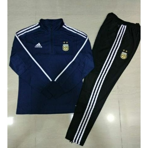 Jaket Sweater Midlayer Tracksuit Training Argentina World Cup 2018