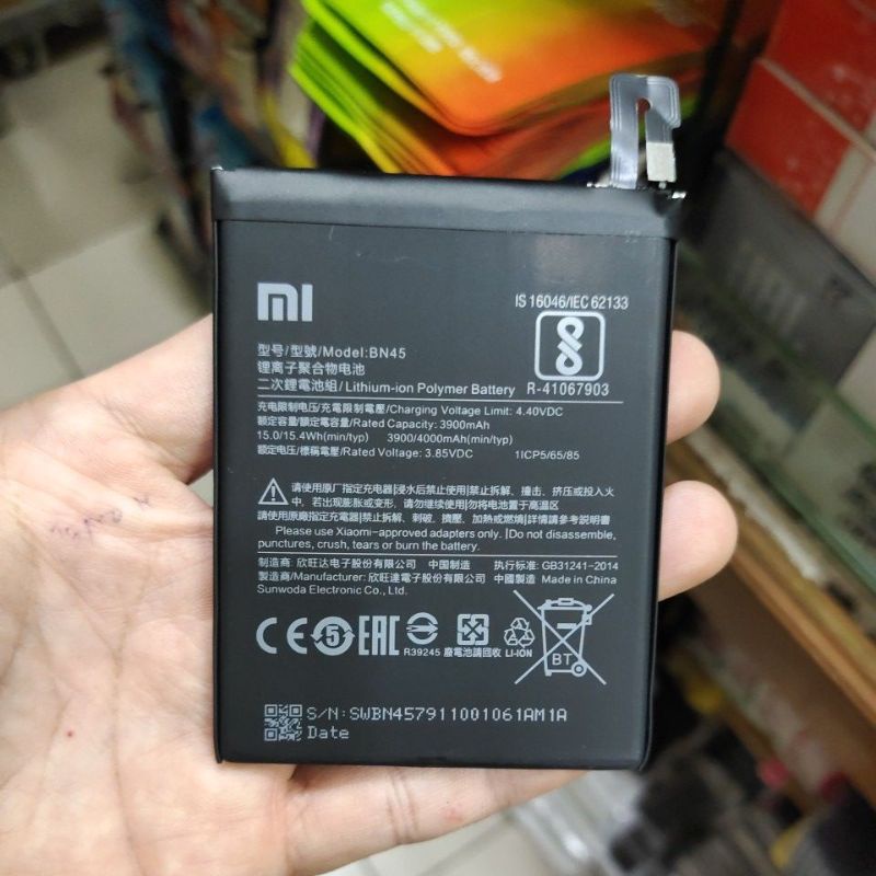 BATERAI XIAOMI REDMI 7 / REDMI NOTE 6 / REDMI NOTE 8 / SERI BATERAI BN46 , XIAOMI REDMI NOTE 5 / BN45 battery batt batre mantap