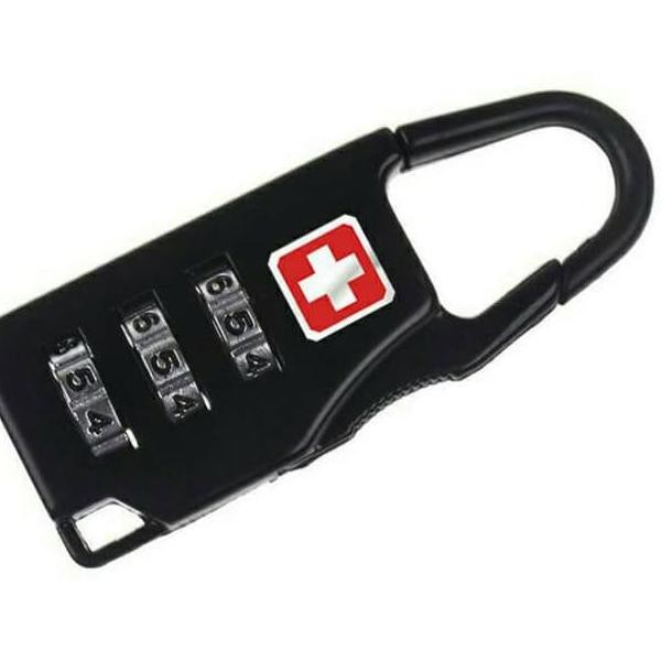 Gembok Swiss Password Code Lock - Gembok Koper - Zipper Lock