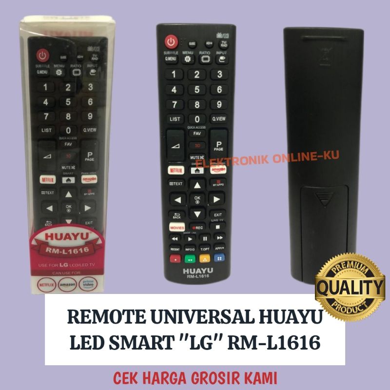 REMOTE UNIVERSAL LG LED SMART HUAYU RM-L1616