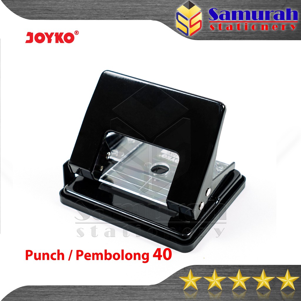 

Pembolong Kertas Joyko No 40 2 lubang / Punch 2 Hole / 40 XL / 40XL Tanggung