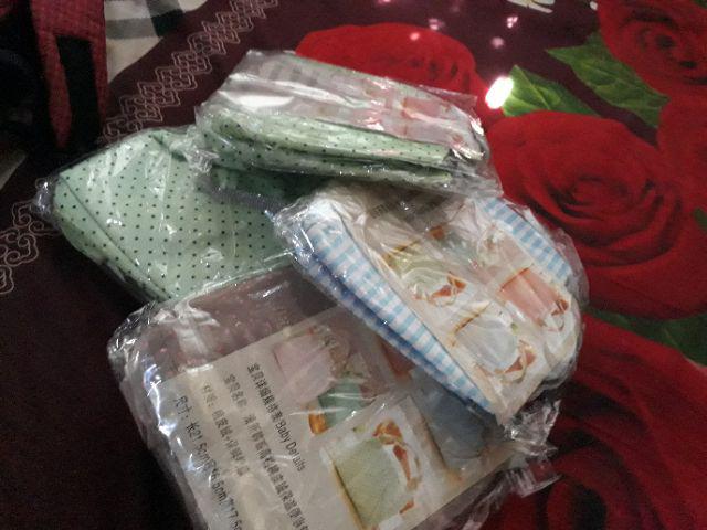 Iconic Insulated Lunch Bag Cooler Tas Bekal Makan Garis Dot Kupu -gn87