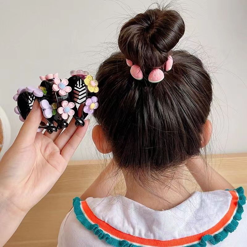 Aksesoris Jepit Rambut Ponytail Untuk Anak Perempuan