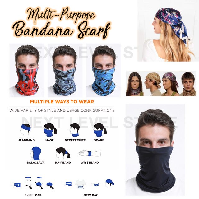 Multipurpose Bandana Mountain Scarf Headwear Buff - CAVELLA - ORIGINAL