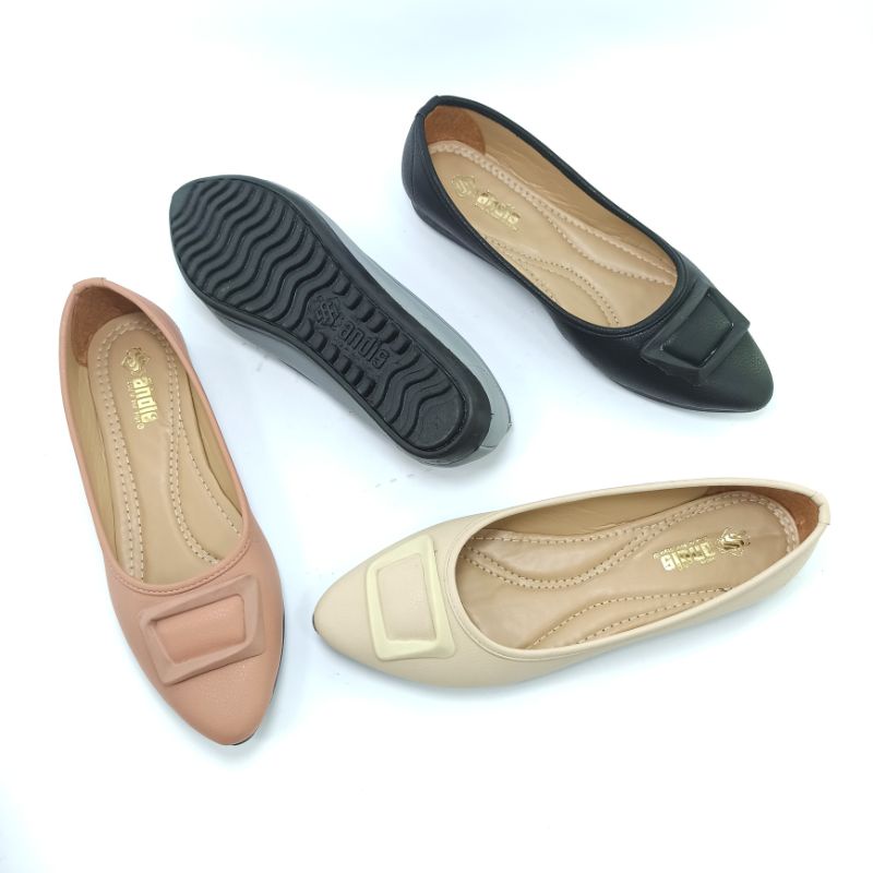 Sepatu Flatshoes Wanita Balet Flats Shoes AN49