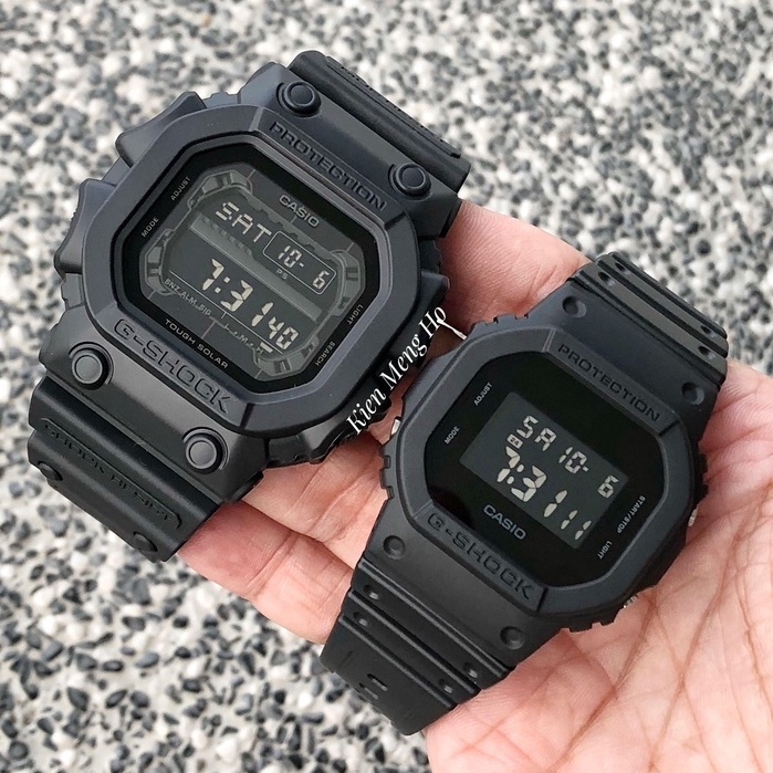 (COD) GX X DW COUPLE !! GSHOCK CASIO COUPLE GX 56 KINGKONG x DW5600 JAM TANGAN PRIA COUPLE DIGITAL FULL HITAM COUPLE TERLARIS