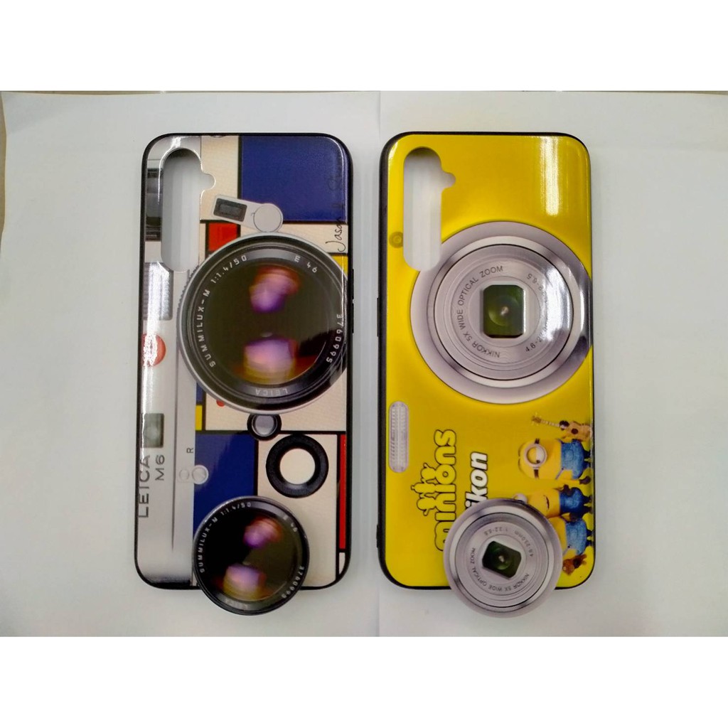 Casing REALME 6  Case Fuze Casing Camera GRATIS Popsocket Karakter Lucu