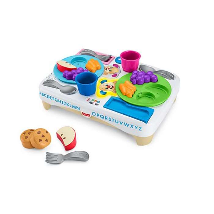 Laugh &amp; Learn Say Please Snack Set Fisher Price | Mainan Anak | Music On | Smart Stages Progressif Kids