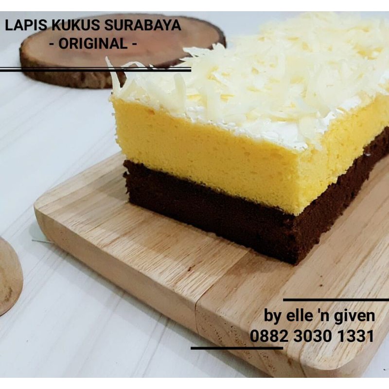 

lapis kukus surabaya original oleh oleh khas kue lebaran idul fitri natal imlek enak lembut