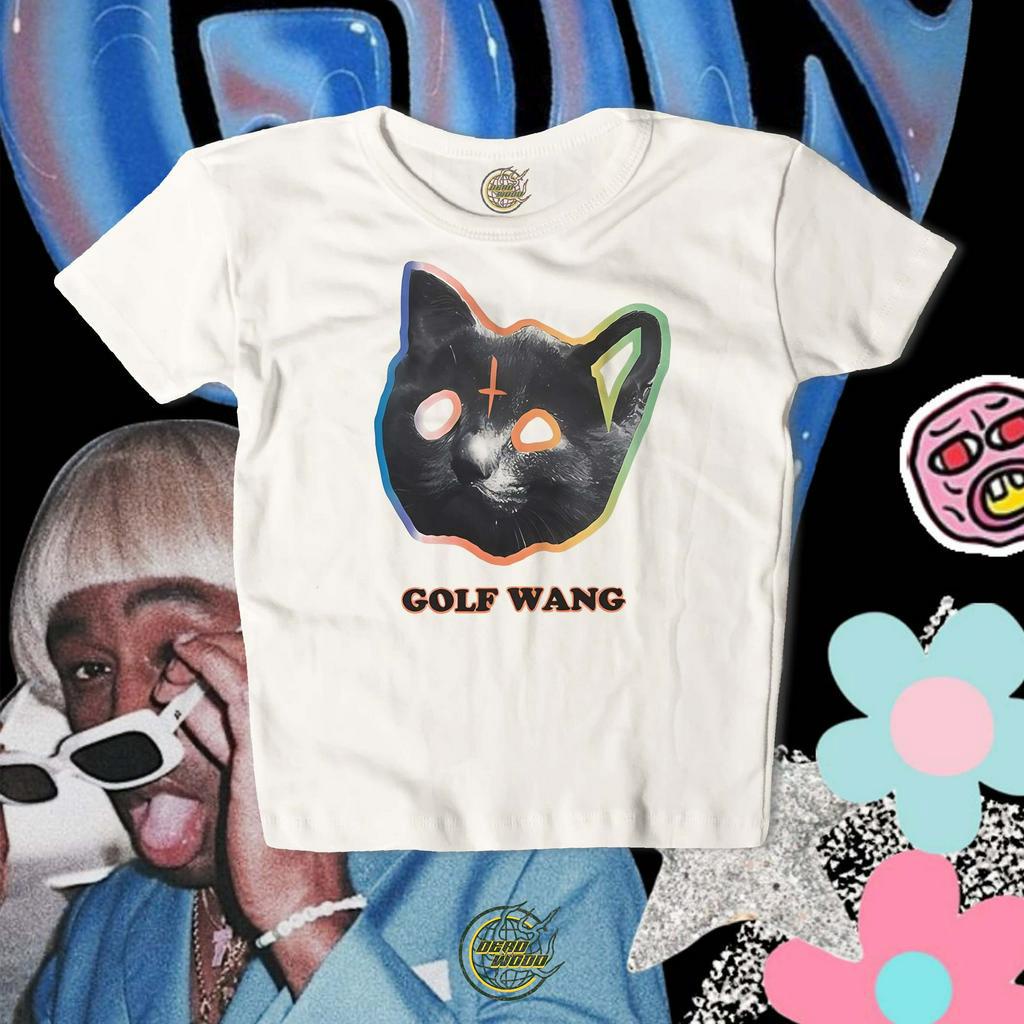 crop top/baby tee golf wang odd future by tyler the creator graphic tee y2k style