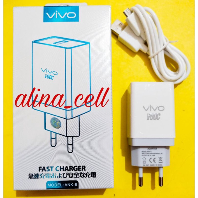 TRAVEL CHARGER BRANDED USB MICRO FC VIVO 2.4A QUALCOM Quick charger