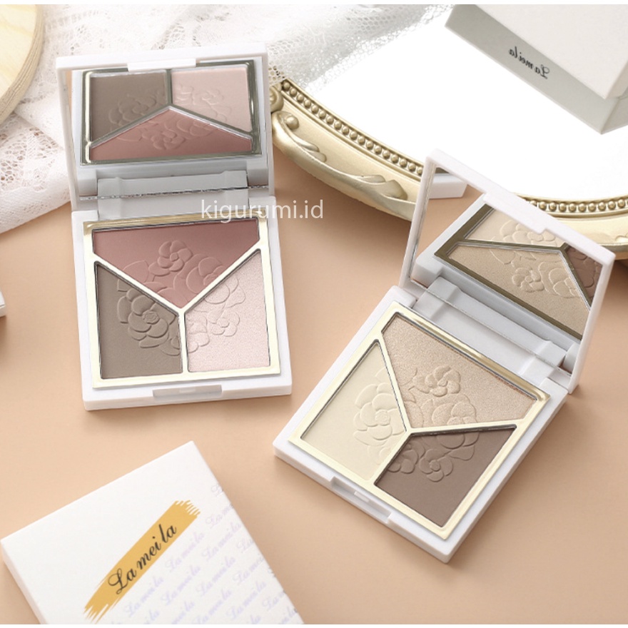 LAMEILA 3 in 1 Cosmetic Plate Highlighter Concealer Corrector Eyeshadow LA114