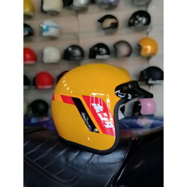 HELM HONDA GANK KACA DATAR ORIGINAL SNI