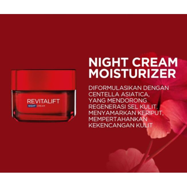 ☘️Yuri Kosmetik☘️ LOREAL REVITALIFT NIGHT CREAM 50ml