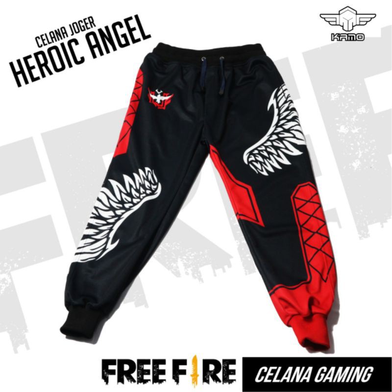 Celana ff Bnl Free Fire Gaming Pria Anak dan Dewasa Heroic Angel