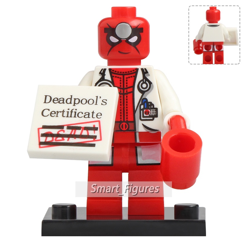 Mainan Action Figure Deadpool Seri Doctor Samurai Painter Punk Marvel Mini WM6050 Untuk Hadiah