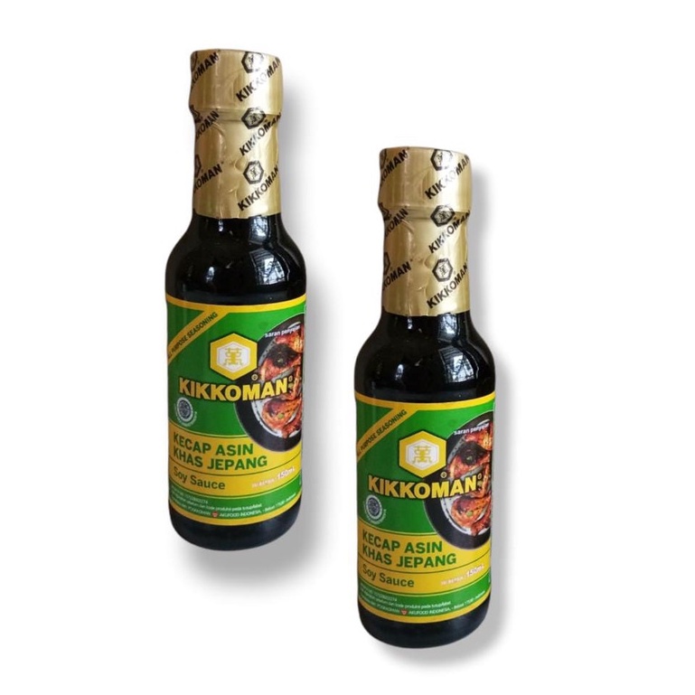 

Kikkoman soy sauce/ kecap asin khas jepang 150ml HALAL