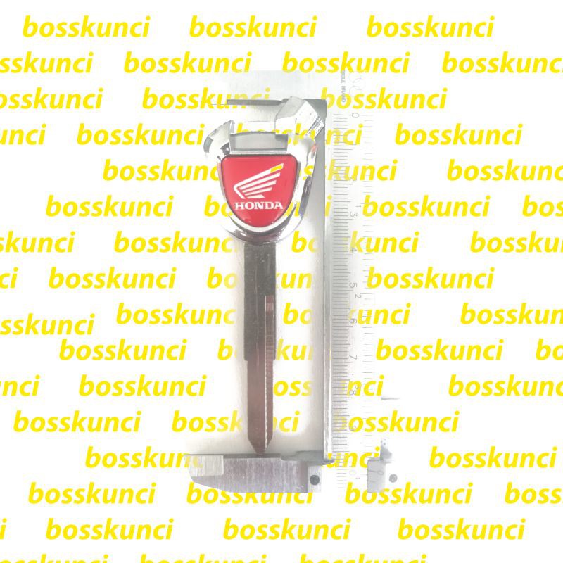 [BAYAR DI TEMPAT]Bahan kunci duplikat motor Honda PCX VBR GTR variasi Merah