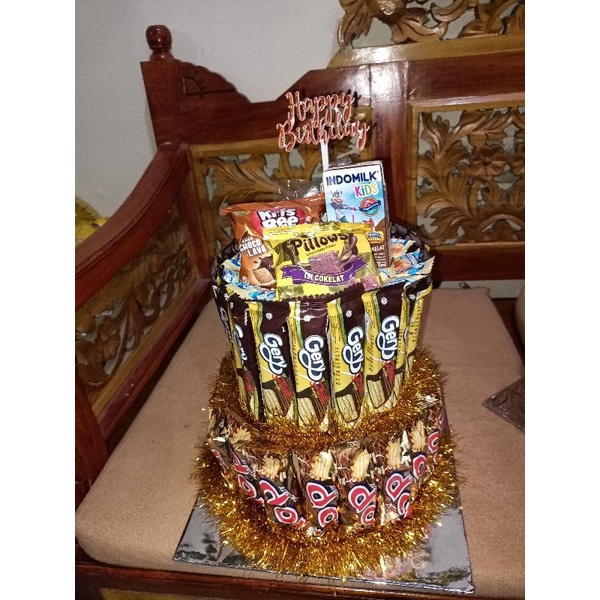 

Snack tart Happy Birthday kado ulang tahun