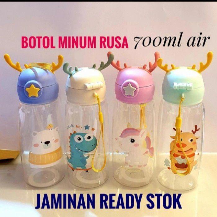 BOTOL MINUM RUSA / BOTOL MINUM TANDUK RUSA / BOTOL MINUM 700 ML