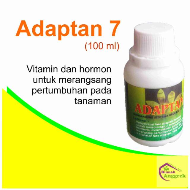 Vitamin B1 + Hormon Adaptan 100 ml Adaptan7 Perangsang Pupuk Anggrek Tanaman Hias