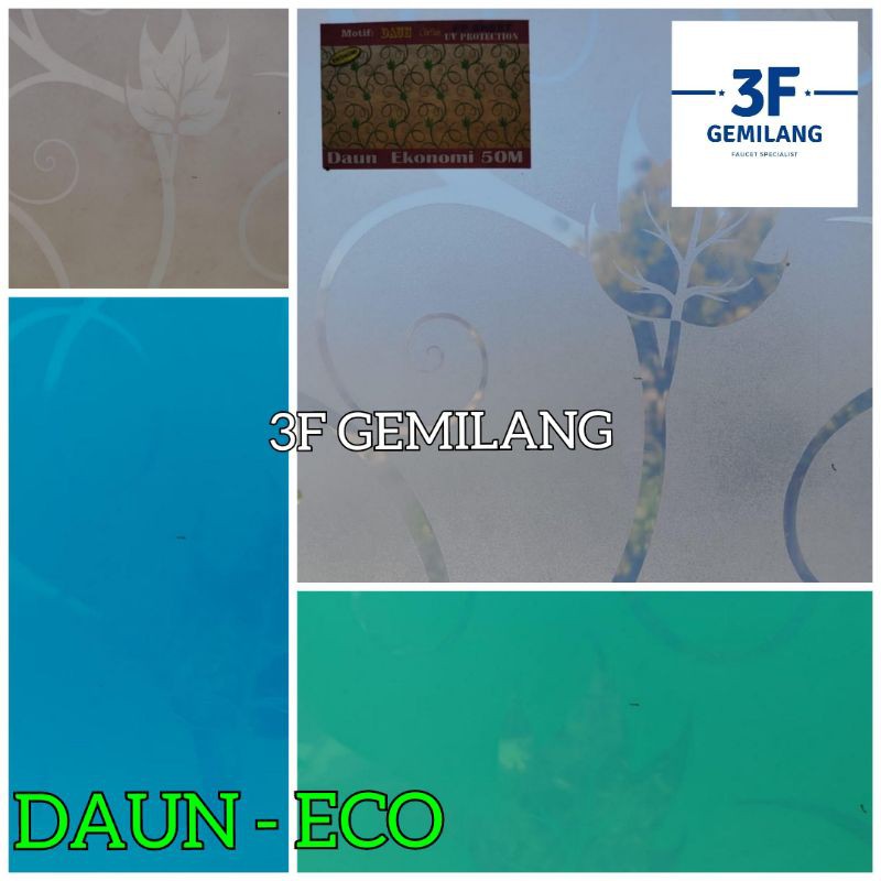 GATOR - Fiber Plastik Penutup Pagar Motif Daun ECO Meteran