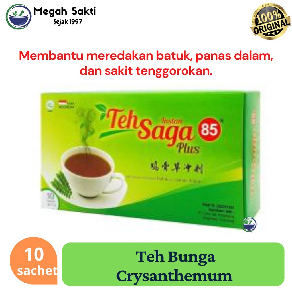 

Teh Saga 85 - Pereda Panas Dalam batuk dan sakit tenggorokan