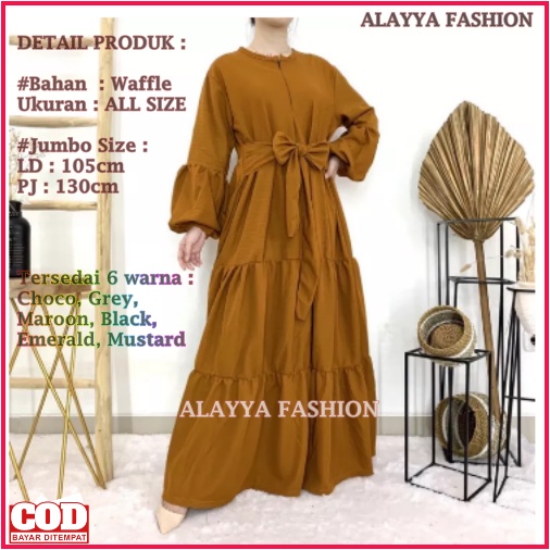 Gamis remaja terbaru 2022 Gamis lebaran 2022 model gamis terbaru Baju gamis wanita  model tali pingg