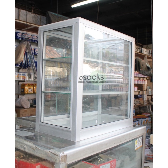Etalase Rokok Etalase Warung Rak Makanan Rak Pajangan Kaca Aluminium
