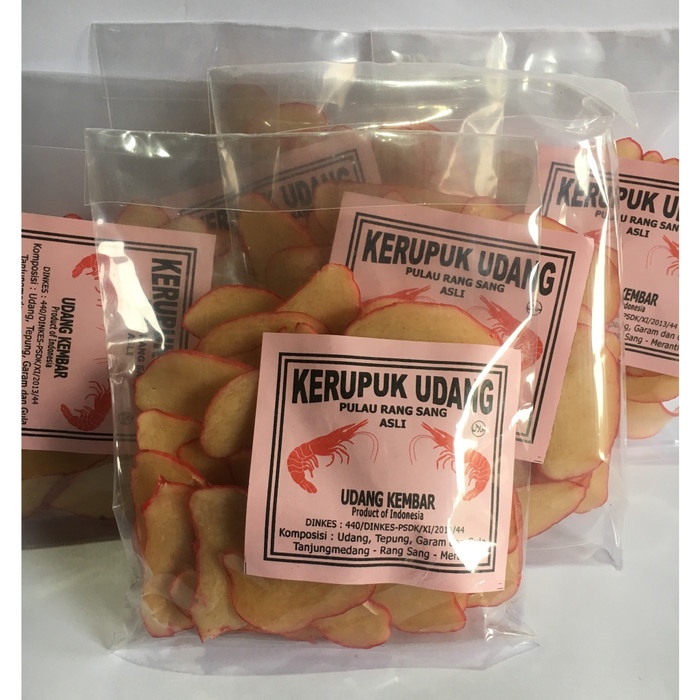 

MURAH Kerupuk Udang Pulau Rangsang Khas Meranti Selat Panjang 220gr - No Bublewarp