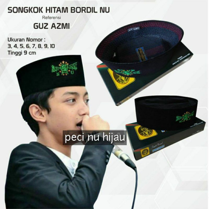 Peci Songkok NU | Peci Bordir | peci Nu