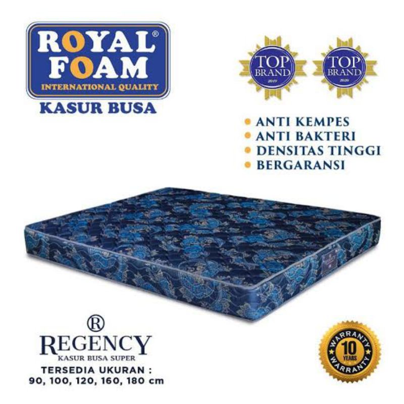 KASUR BUSA SUPER REBONDED ROYAL REGENCY TEBAL 20 CM
