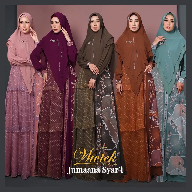 Jumaana Series by Wwiek Muslimah | Gamis Set Khimar