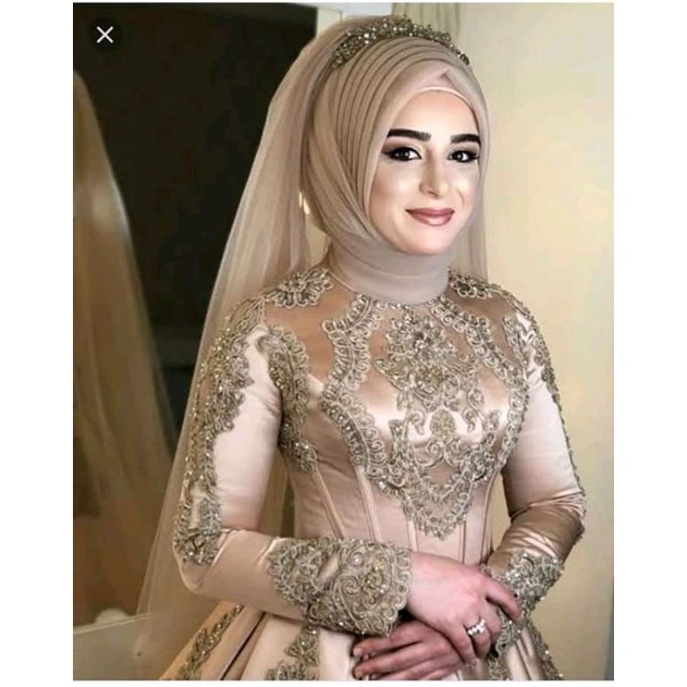 hijab instan model turki pengantin