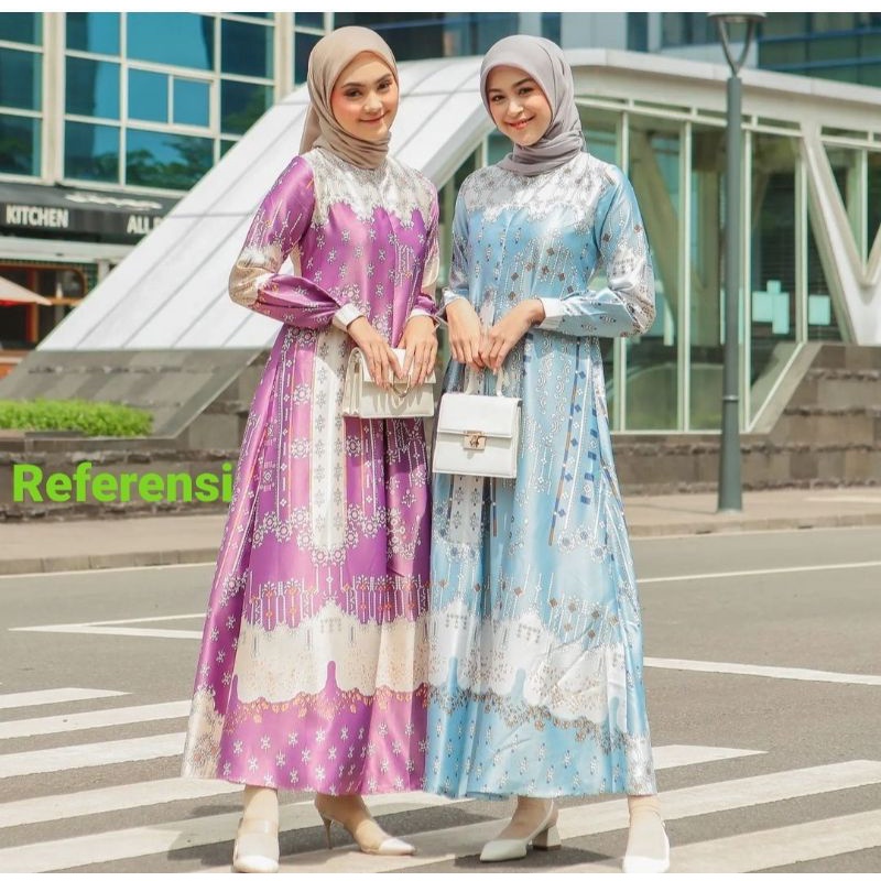 Kain Maxmara Motif Bunga Khamima harga setengah meter