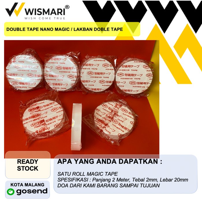 

Double tape nano magic lakban doble tape Terbatas