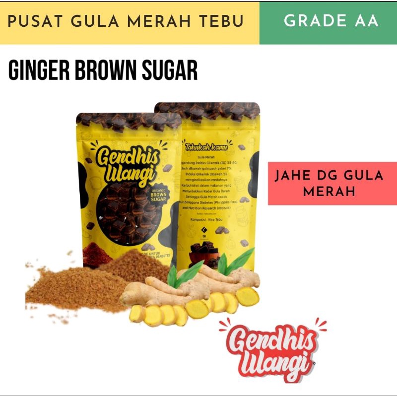 

GENDHISWANGI- ANGSEL GULA MERAH SEMUT JAHE/ GINGER BROWN SUGAR