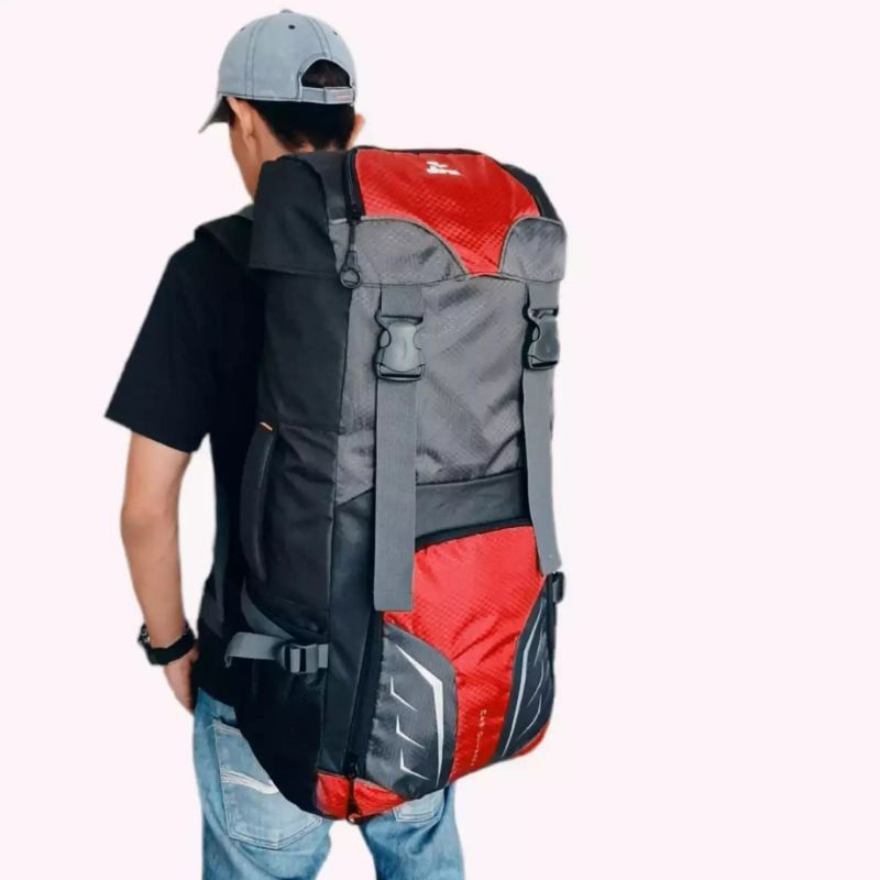 Tas Gunung Ransel Carrier 65 L Free Raincover Tas Kemping Outdoor