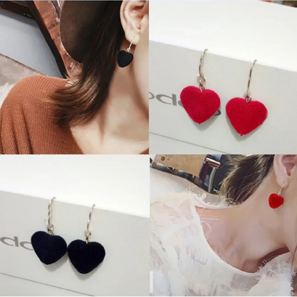 Anting korea anting wanita anting hijab anting velvet 472