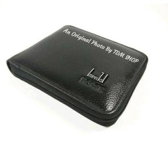 DOMPET PRIA KULIT ASLI RESLETING KELILING