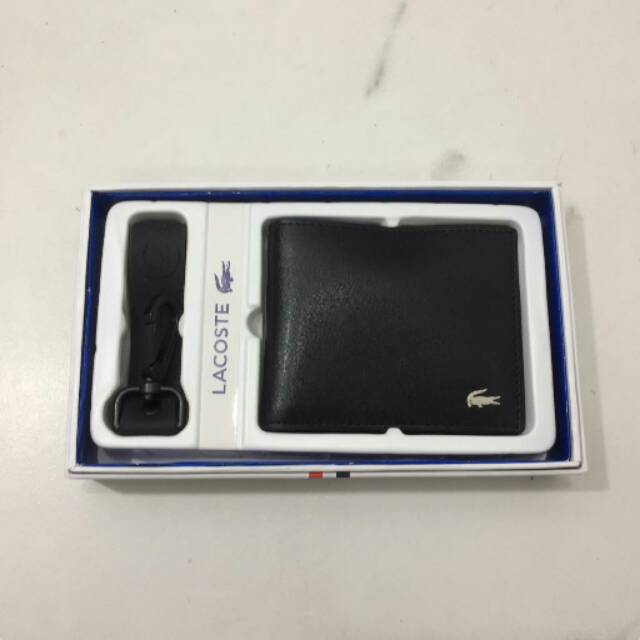 Lacoste Men Fitzgerald Wallet Set dompet original authentic asli gift set