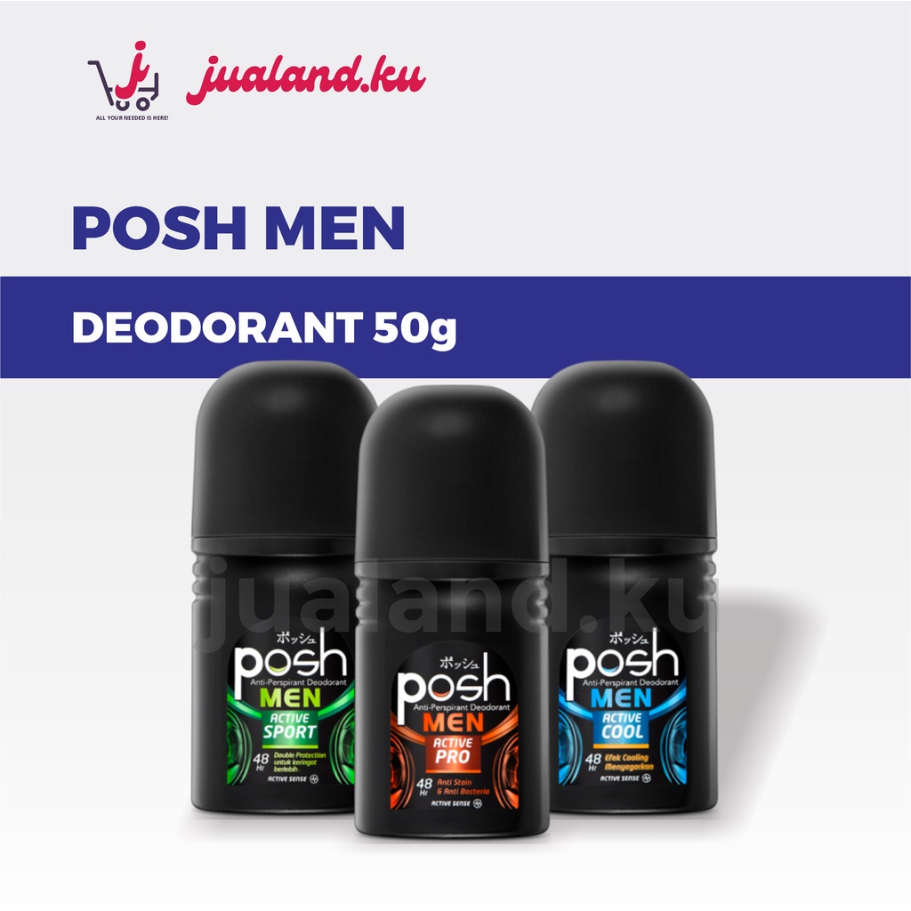 Posh Deodorant Men Roll On 50 mL