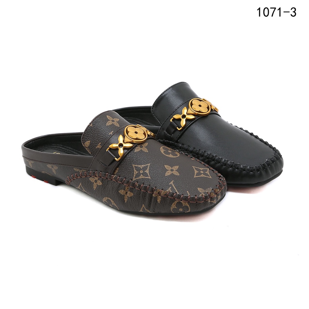 Upper Case Flat Open Back Loafer #1071-3