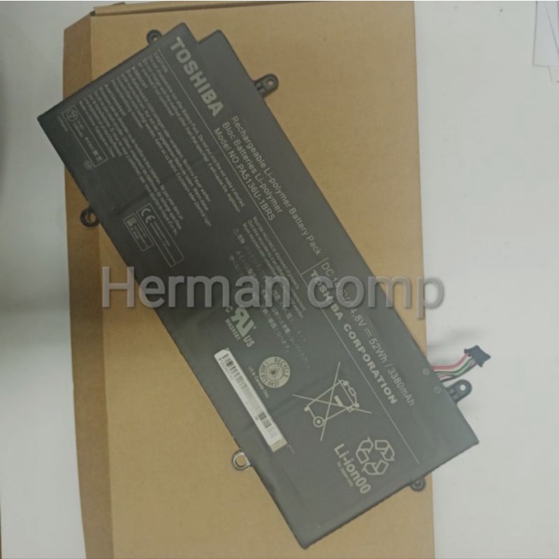 Original Baterai Toshiba Portege Z30 Z30-A Z30-B Z30-C Z30T Z30T-A Z30T-B