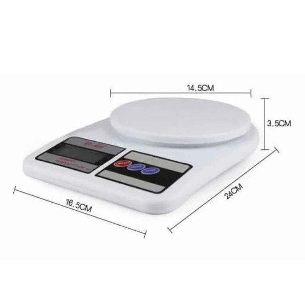 Timbangan Dapur Digital / Electric kitchen scale model SF400 kapasitas 10KG