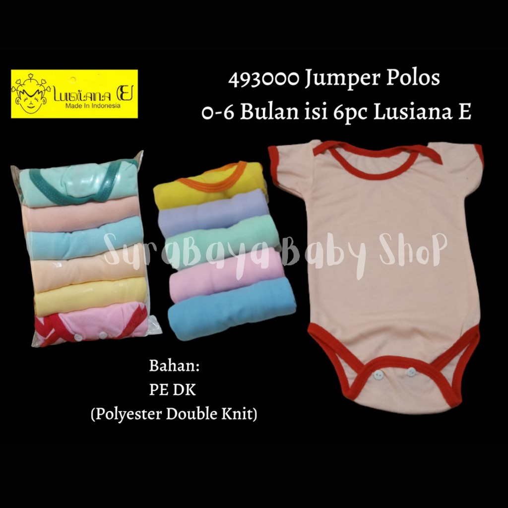 JUMPER POLOS UKURAN 0-6 BULAN  LUSIANA E 493000