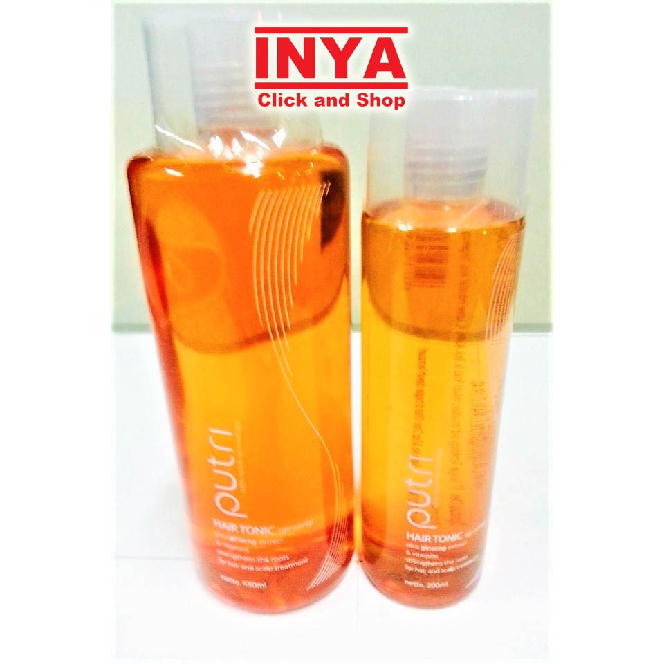 Hair Tonic PUTRI (Ginseng) 200ml - Orange