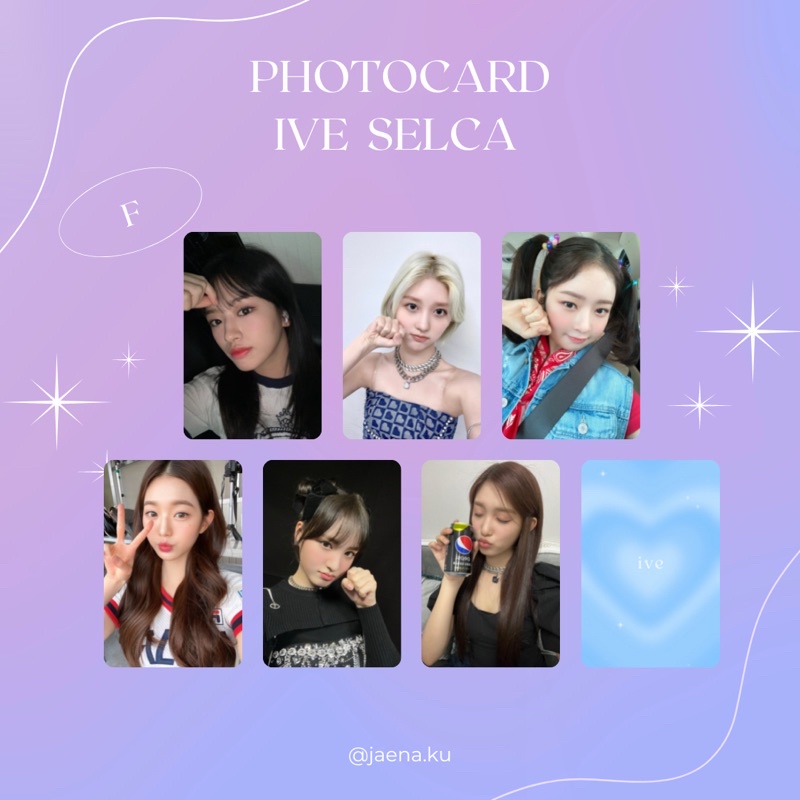 [PHOTOCARD] IVE SELCA #2 ‼️BACA DESKRIPSI‼️