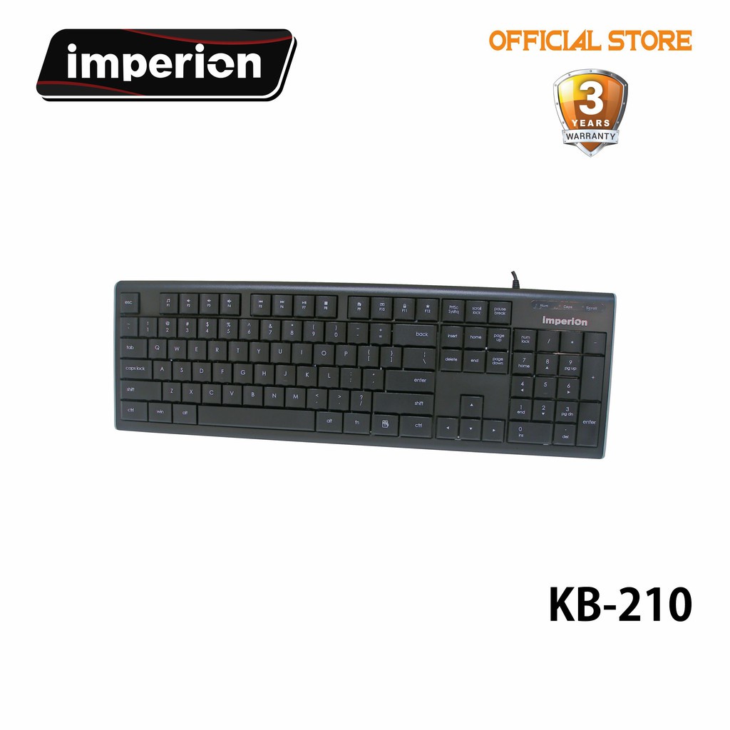 Imperion KB-210 USB Multimedia Keyboard Komputer - Keyboard PC