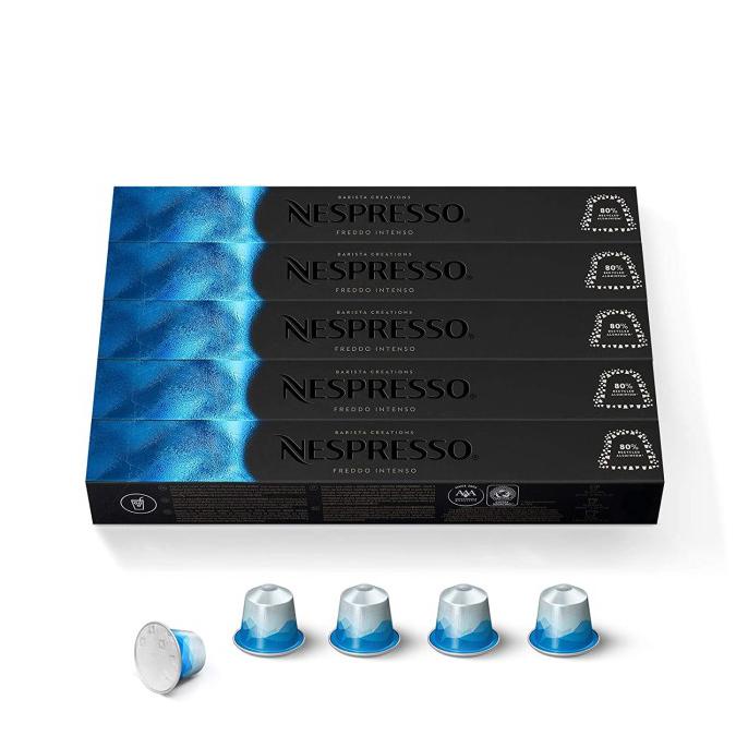 

NESPRESSO FREDDO INTENSO COFFEE CAPSULE, KAPSUL KOPI - ISI 10